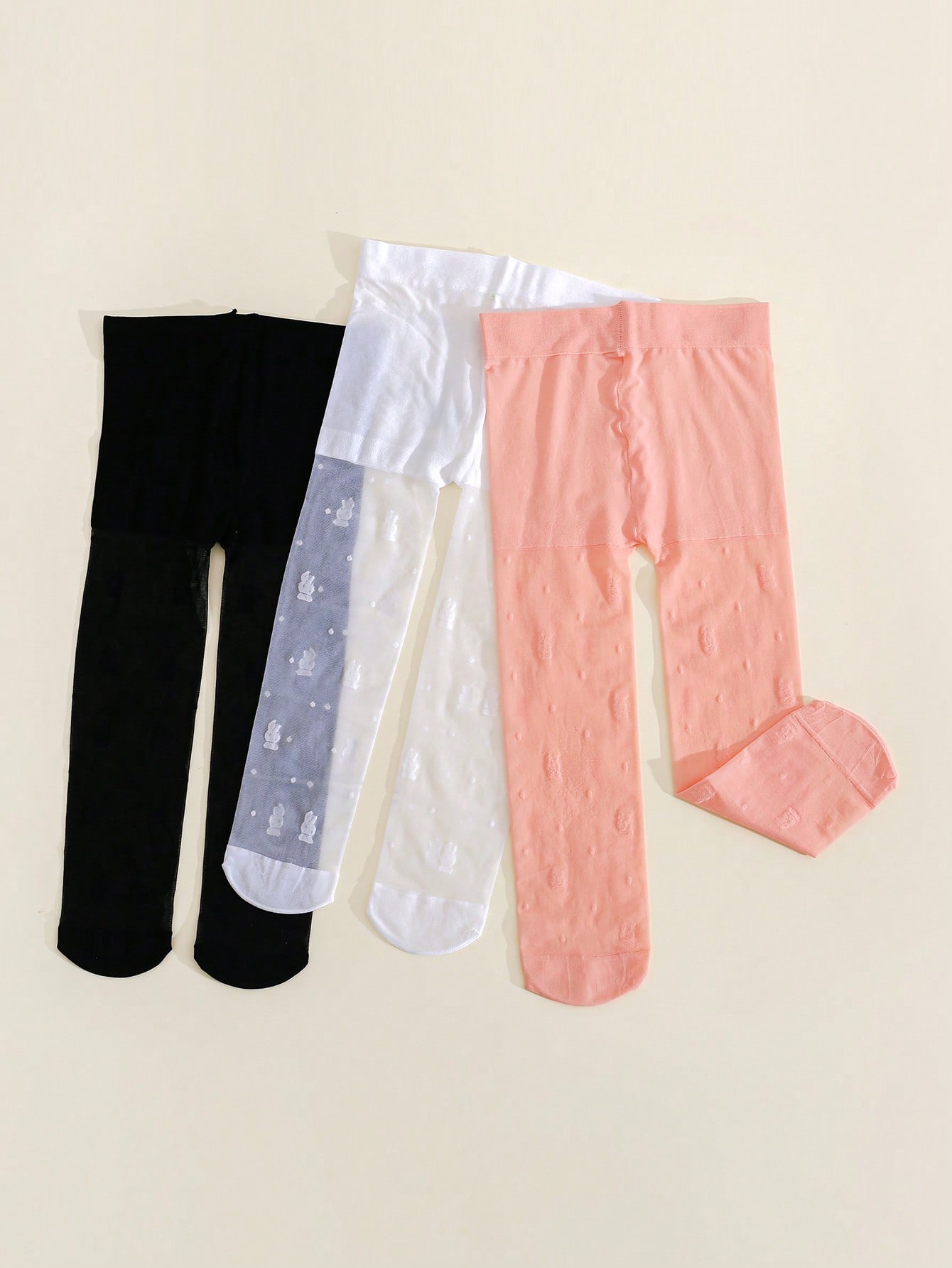 3Pack Toddler Girl Rabbit Prin – Tights Pantyhose Sheer recenzja i cena