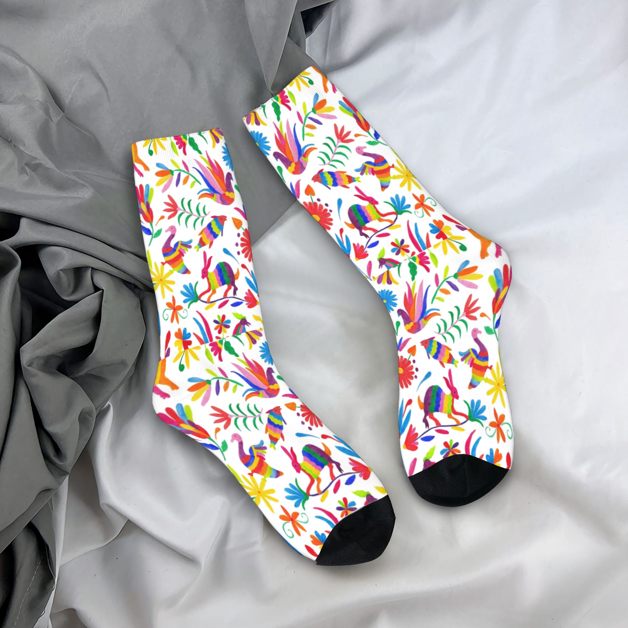 Custom Otomi Folk Mexican Art  – Dress Sock Men recenzja i cena