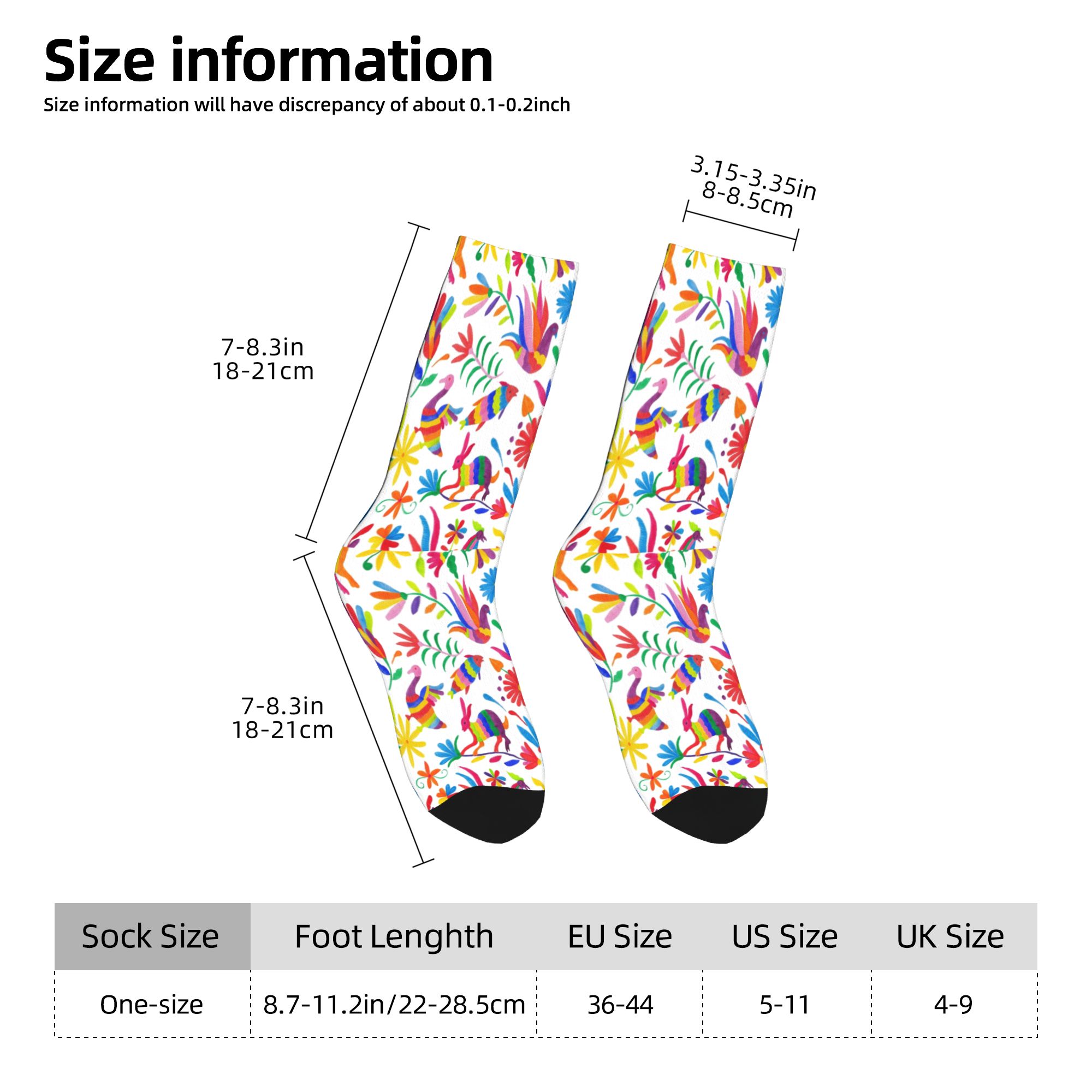 Custom Otomi Folk Mexican Art  – Dress Sock Men recenzja i cena