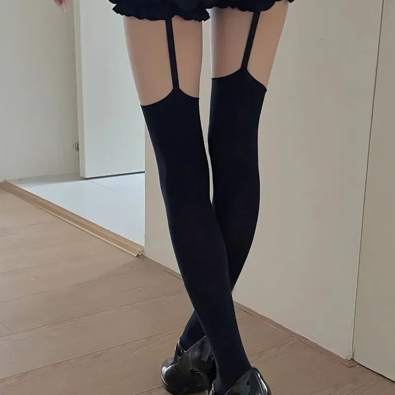 Gothic Cross Gyaru Stockings W – Knee High Sock Women recenzja i cena