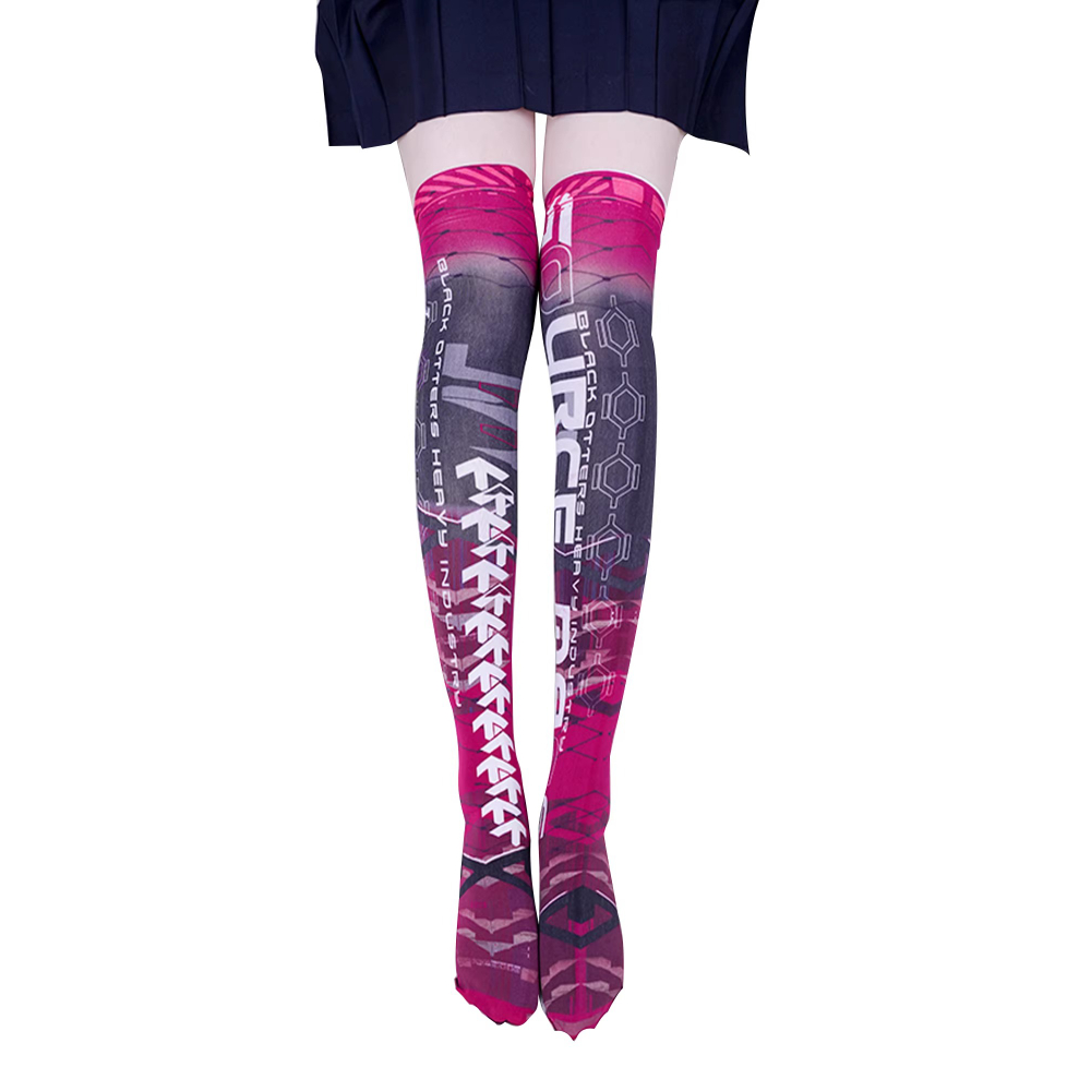 Anime Game Robot AI Mech Stock – Knee High Sock Women recenzja i cena