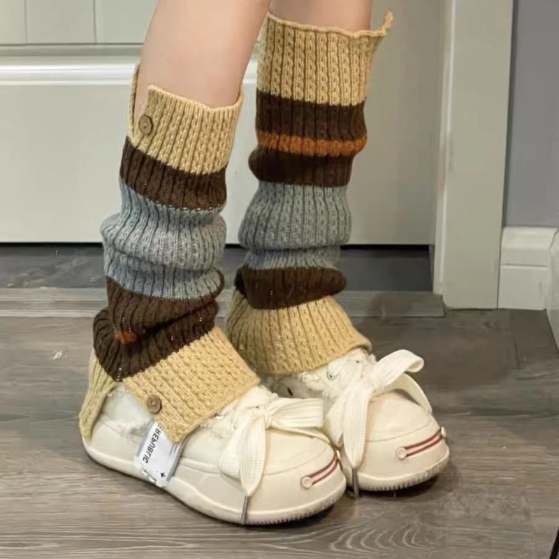 New ​Y2K Knitted Leg Warmers V – Boot Sock Slouchy recenzja i cena