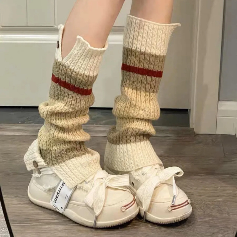 New ​Y2K Knitted Leg Warmers V – Boot Sock Slouchy recenzja i cena