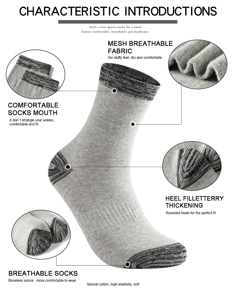 1/5 Pairs Men's Socks Pack Ove – Cotton Crew Sock Pack recenzja i cena