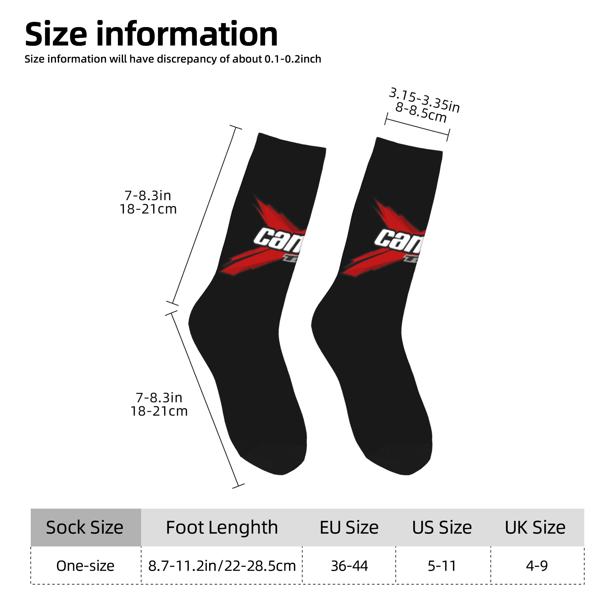 Custom Can-Am Mens Crew Socks  – Dress Sock Men recenzja i cena