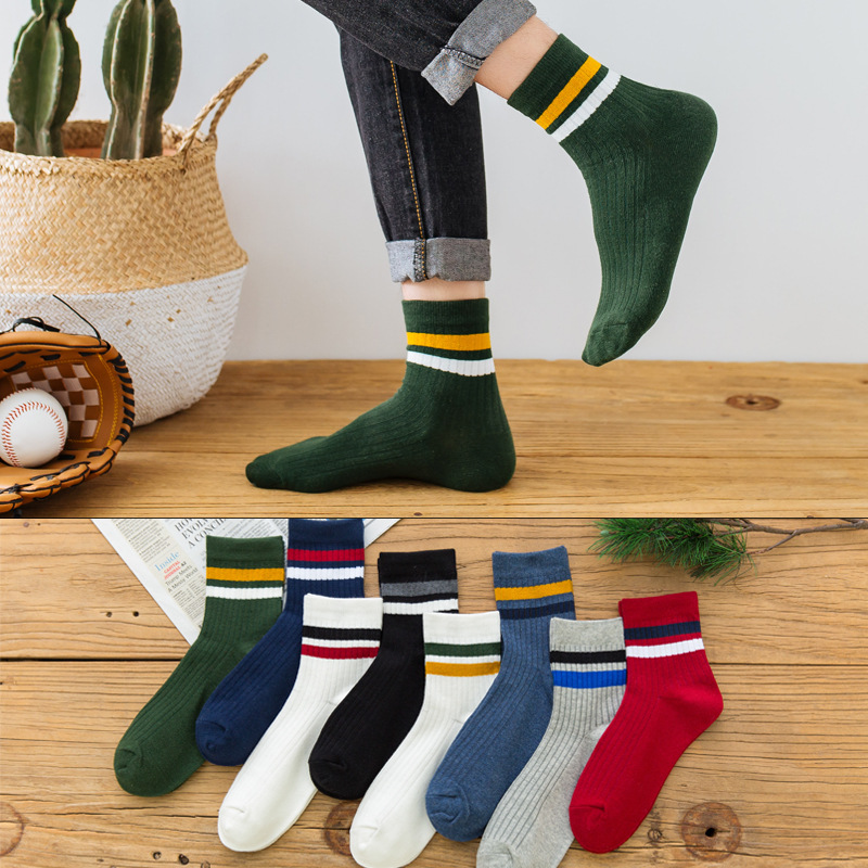 3 Pairs/Pack Cotton Mens Socks – Cotton Crew Sock Pack recenzja i cena