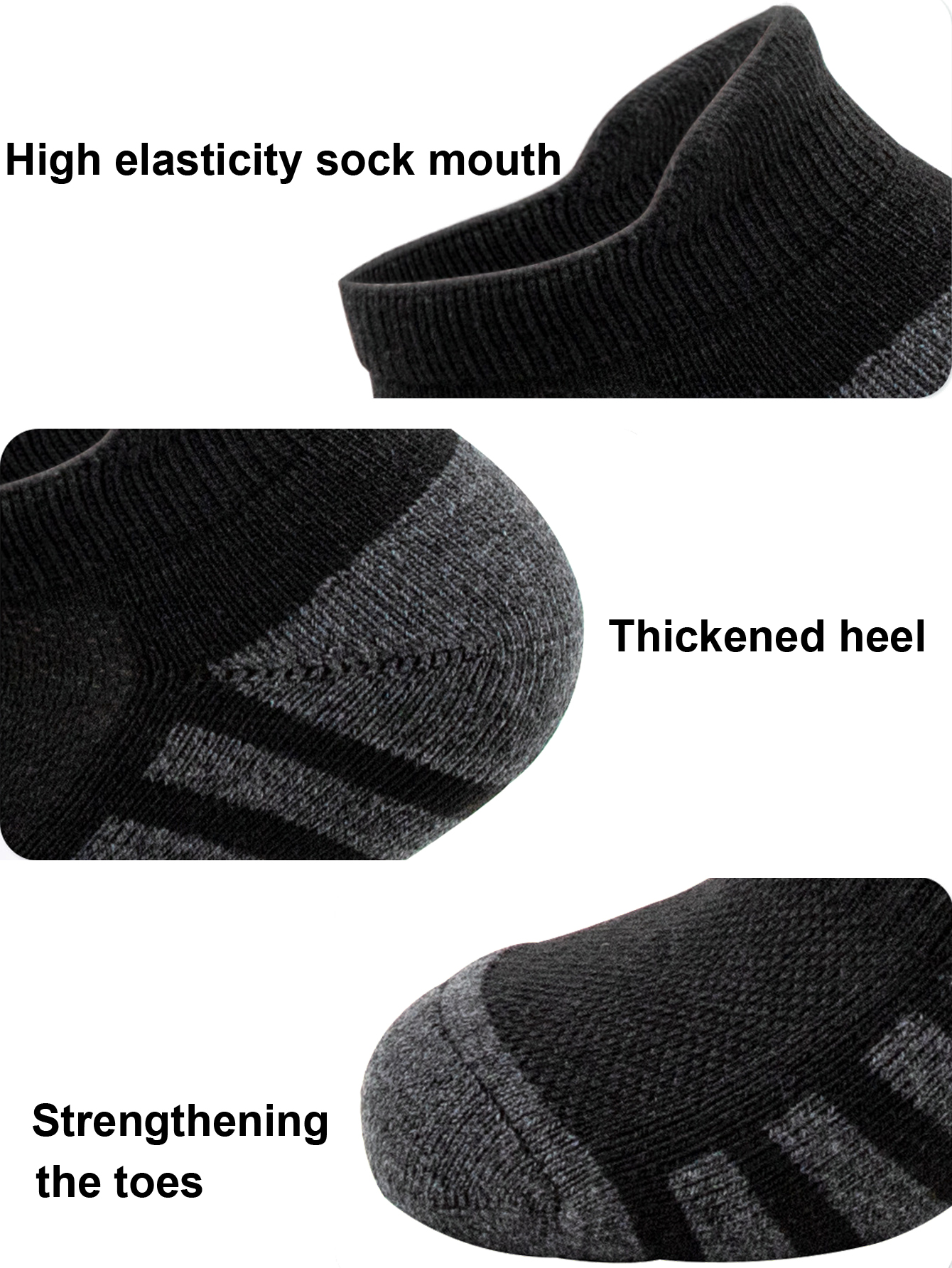 6/12 Pairs Low Cut Ankle Socks – Athletic Sock Cushion recenzja i cena