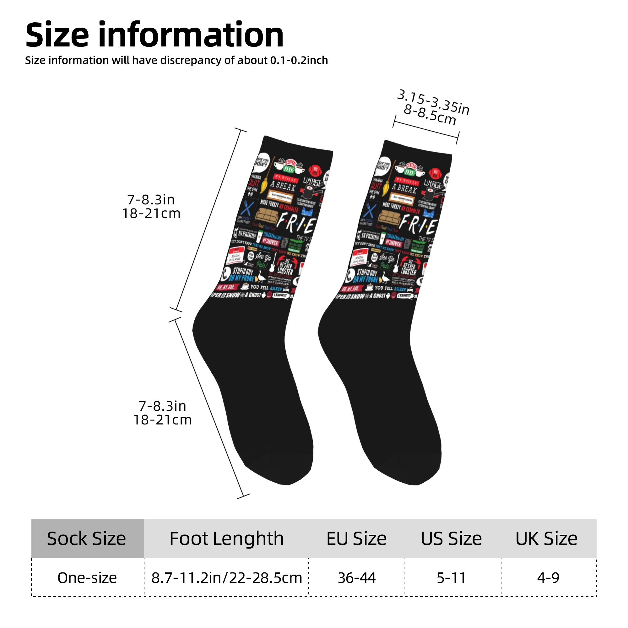 Custom Cute Funny TV Show Frie – No Show Sock Women recenzja i cena