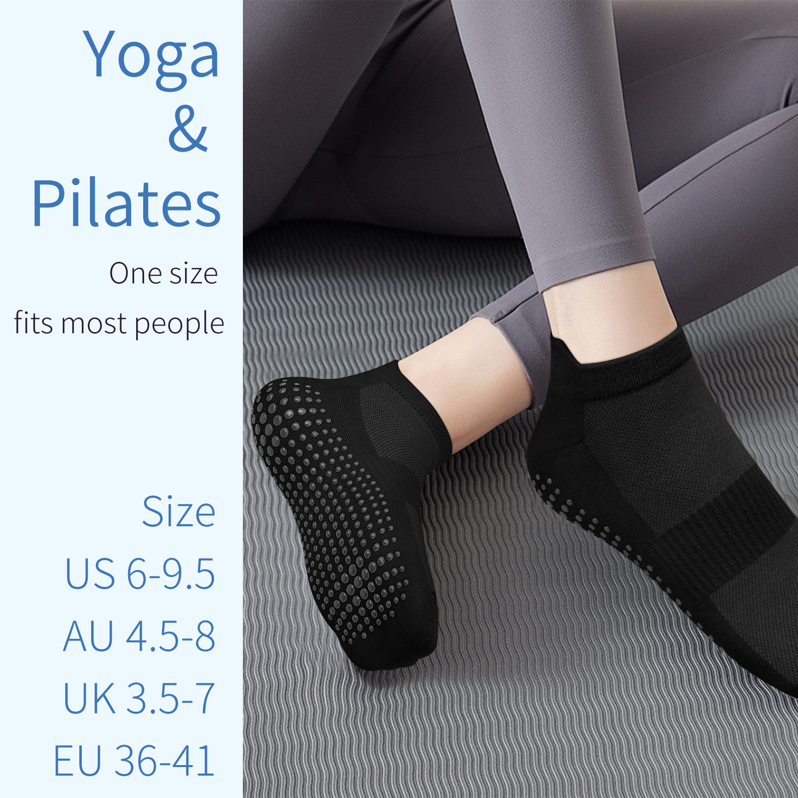 3 Pairs Yoga Socks Women Cotto – Grip Sock Yoga recenzja i cena