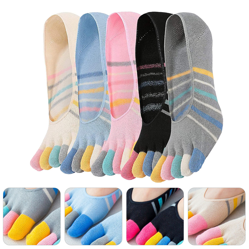 5Pairs Yoga Toe Socks Women In – Invisibility Sock Loafer recenzja i cena