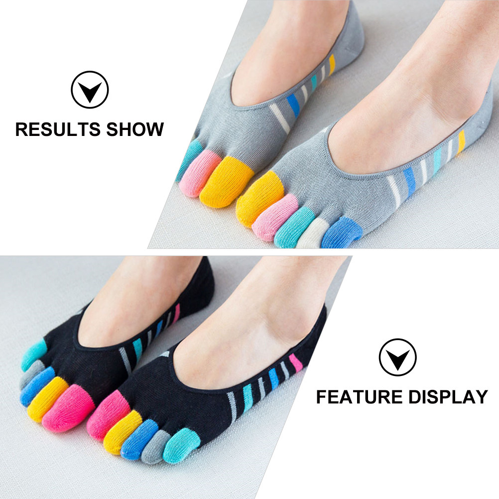 5Pairs Yoga Toe Socks Women In – Invisibility Sock Loafer recenzja i cena