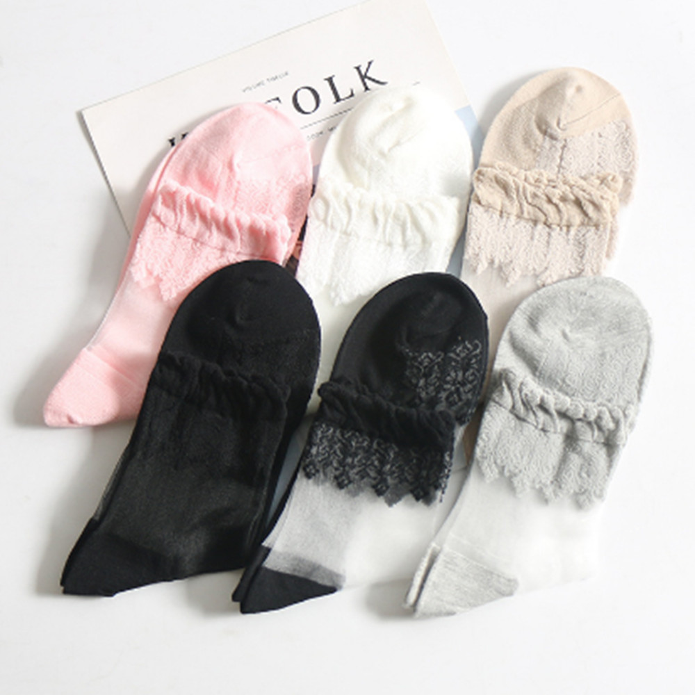 Woman Lace short sock thin soc – Invisibility Sock Loafer recenzja i cena