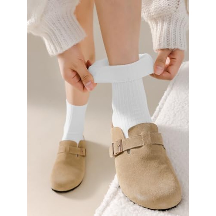 DOKUTOKU Womens Crew Socks Siz – Cotton Crew Sock Pack recenzja i cena